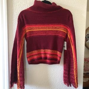 NWT XS free people cropped sweater